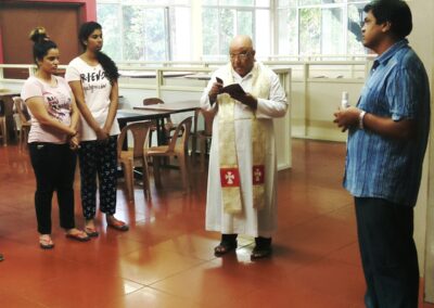 Blessing of hostel food court