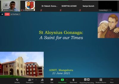 St Aloysius is relevant for Covid times, says Fr Joseph D’Mello