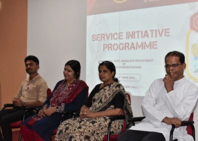 MBA students organize ‘service initiative programme’ to high school students