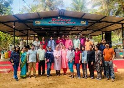 Teaching staff go on a day’s picnic