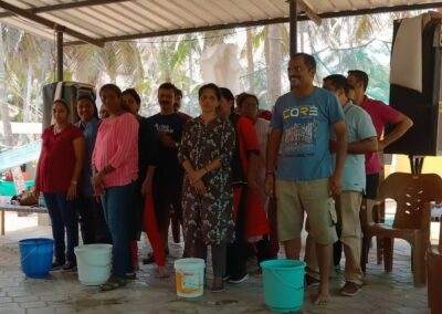 Teaching staff go on a day’s picnic