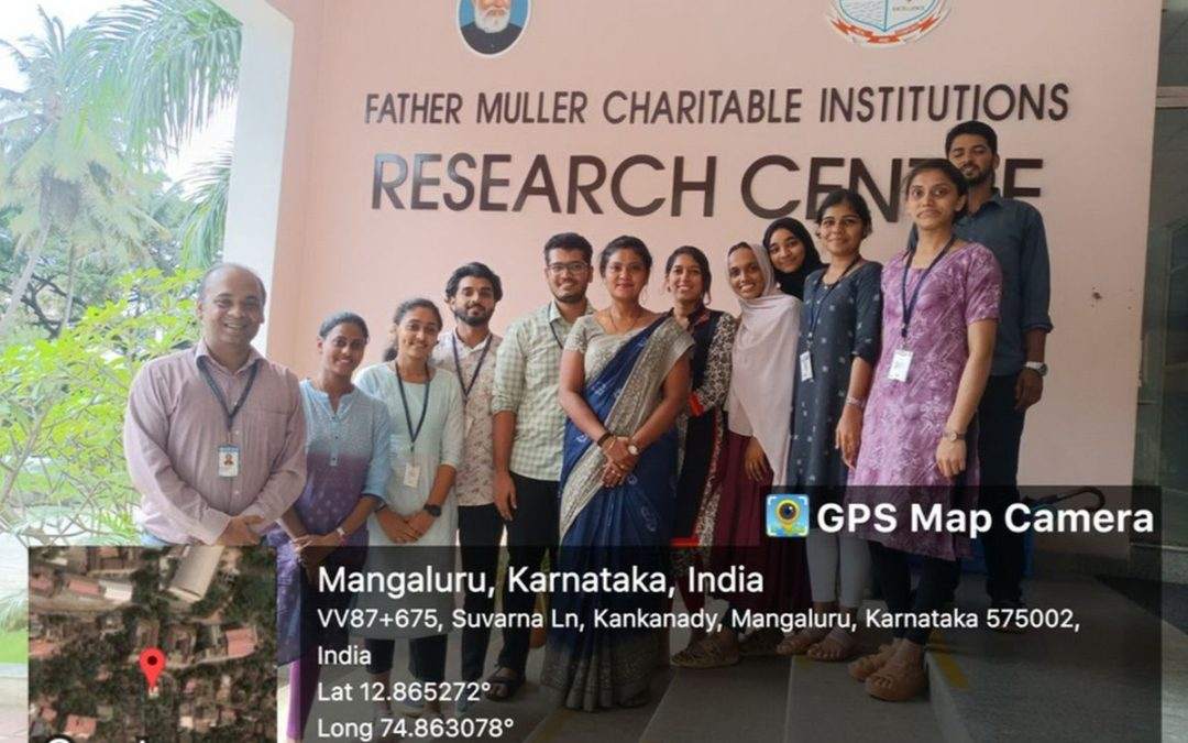 Bioinformatics students visit Fr Muller Medical College