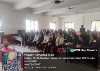 M.Sc Data Science students hold workshop in Virajpet