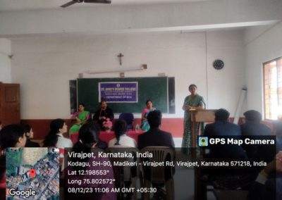 M.Sc Data Science students hold workshop in Virajpet