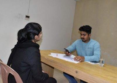 IT department holds mock placement drive