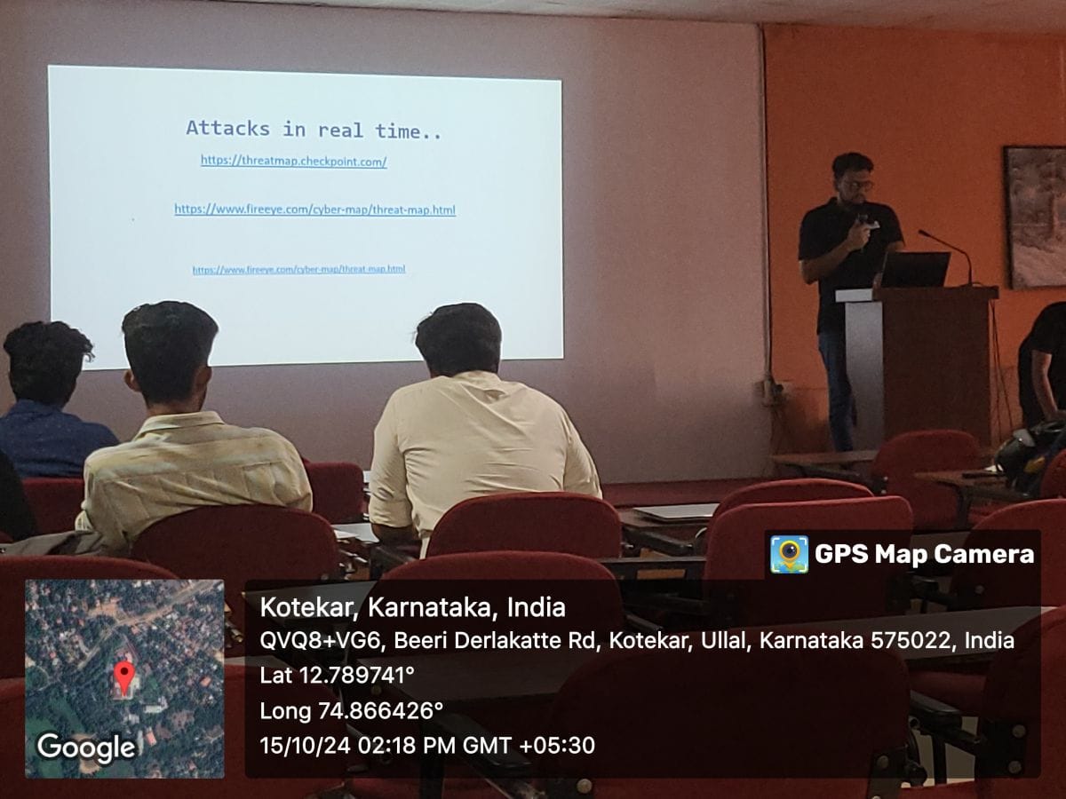 AIMIT hosted a hands-on session on Cyber Security by Cyber Sapiens